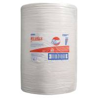 Industriaftørring, Kimberly-Clark Wypall X70, 1-lags, 295,8m x 31,5cm, Ø37cm, hvid