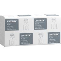 H&aring;ndkl&aelig;deark, Katrin Plus, 2-lags, Z-fold, 25,5x20,3cm, 8,5 cm, hvid