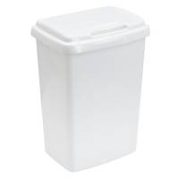 Affaldsspand, V-Part, hvid, plast