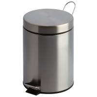 Pedalspand, V-Part, grå, stål, 12 l