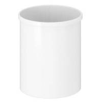 Papirkurv, V-Part, hvid, metal