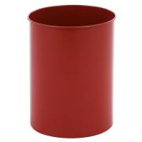 Papirkurv, V-Part, rød, metal