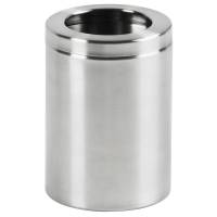 Affaldsspand, V-Part, stål mat, rustfrit stål, 1.5 l