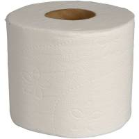 Toiletpapir, neutral, 2-lags, 44m x 9,5cm, Ø12cm, hvid