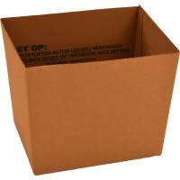 Papirkurv, V-Part, brun, pap, 30 l