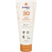 Sollotion, Bambo Nature, 200 ml, SPF 30, uden farve og parfume, 23% fedt,