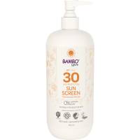 Sollotion, Bambo Nature, 500 ml, SPF 30, uden farve og parfume, 23% fedt,