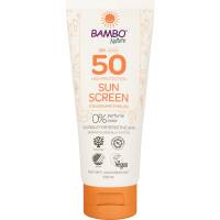 Sollotion, Bambo Nature, 100 ml, SPF 50, uden farve og parfume