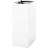 Affaldsspand, V-Part, hvid, pulverlakeret stål, 60 l