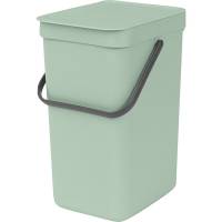 Affaldsspand, Brabantia Sort & Go, jade grøn, plast, 12 l
