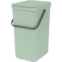 Affaldsspand, Brabantia Sort & Go, jade grøn, plast, 16 l