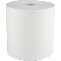 Håndklæderulle, ABENA Care-Ness Excellent, 2-lags, 285m x 20cm, Ø20cm, hvid, nyfiber