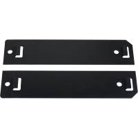 Vægbeslag, V-Part, sort mat, pulverlakeret stål