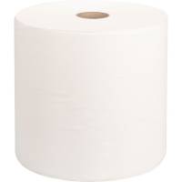 Værkstedsrulle, neutral, 2-lags, 501m x 32,5cm, Ø33cm, hvid