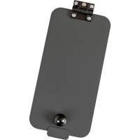 Låg, Tina Trolleys, grå, pulverlakeret stål, rektangulær