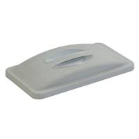 L&aring;g, Rubbermaid Slim Jim, gr&aring;, PE, lukket