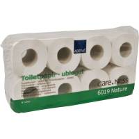 Toiletpapir, ABENA Care-Ness Basic, 2-lags, 31,25m x 9,6cm, Ø11,5cm, ubleget