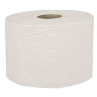 Toiletpapir, neutral, 2-lags, 100m x 10cm, Ø13,5cm, hvid