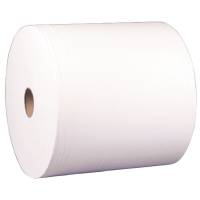 Værkstedsrulle, ABENA Care-Ness Excellent, 2-lags, 380m x 26,5cm, Ø33cm, hvid