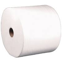 Værkstedsrulle, neutral, 4-lags, 400m x 29,3cm, Ø38cm, hvid