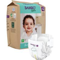 Børneble, tapeble, miljømærket, Bambo Nature, 4, papirspose, paper bag