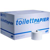 Toiletpapir, Hagleitner, 3-lags, 67,2m x 9,8cm, Ø13,9cm, hvid, blandingsfibre