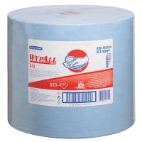 Industriaftørring, Kimberly-Clark Wypall X70, 1-lags, 295,8m x 31,5cm, blå, papir