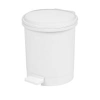 Pedalspand, hvid, plast, 3 l