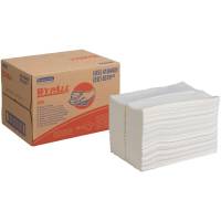 Industriaftørring, Kimberly-Clark Wypall X80, 1-lags, 42,6x28,2cm, hvid, nonwoven