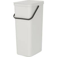 Affaldsspand, Brabantia Sort & Go, lysegrå, plast, 40 l