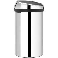 Affaldsspand, Brabantia Touch bin, stål blank, rustfrit stål, 60 l