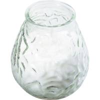 Lysbowle, Bolsius, 10,5cm, Ø9,5cm, klar, 70 timer, glas/paraffin