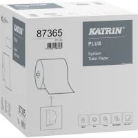 Toiletpapir, Katrin Plus, 2-lags, 85,5m x 10cm , Ø13,5cm, hvid