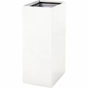 Affaldsspand, V-Part, hvid, pulverlakeret stål, 60 l