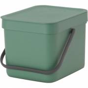Affaldsspand, Brabantia Sort & Go, grøn, plast, 6 l