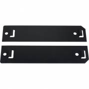 Vægbeslag, V-Part, sort mat, pulverlakeret stål