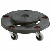 Vogn, Rubbermaid Brute, sort, plast, uden kant, til 75,7l, 121,1l og 166