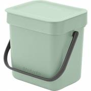 Affaldsspand, Brabantia Sort & Go, jade grøn, plast, 3 l