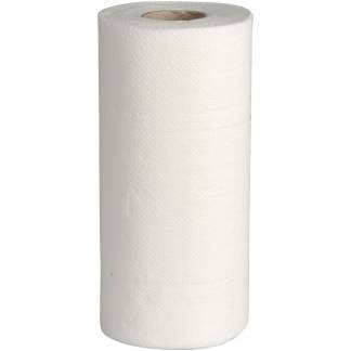 Køkkenrulle, neutral, 2-lags, 17,8m x 22,5cm, Ø11cm, hvid