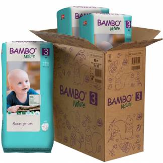Børneble, tapeble, miljømærket, Bambo Nature, 3, tall pack