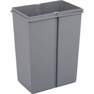 Inderspand, V-Part, grå, plast, 8 l, med hank