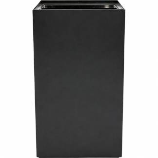 Affaldsspand, V-Part Modular waste, sort, pulverlakeret st&aring;l, 90 l