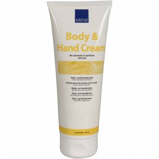 Hud- og Håndcreme, ABENA, 200 ml, uden farve og parfume