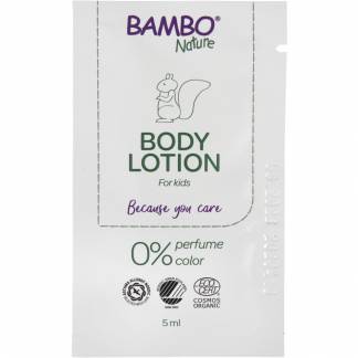 Body Lotion, Bambo Nature, 5 ml, uden farve og parfume,