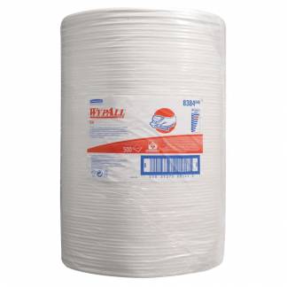 Industriaftørring, Kimberly-Clark Wypall X70, 1-lags, 295,8m x 31,5cm, Ø37cm, hvid
