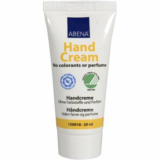 Håndcreme, ABENA, 20 ml, uden farve og parfume, 21%