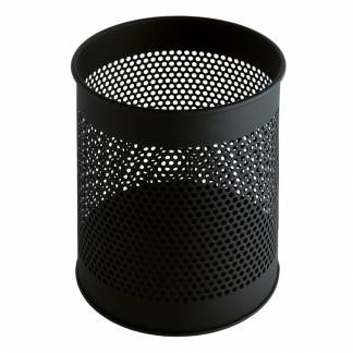 Papirkurv, V-Part, sort, stål