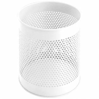 Papirkurv, V-Part, hvid, stål