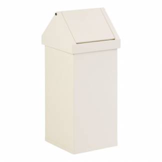 Affaldsspand, Carro-Line Carro-swing, hvid, aluminium, 55 l, ildd&aelig;mpende