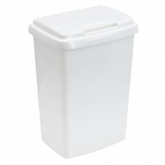 Affaldsspand, V-Part, hvid, plast